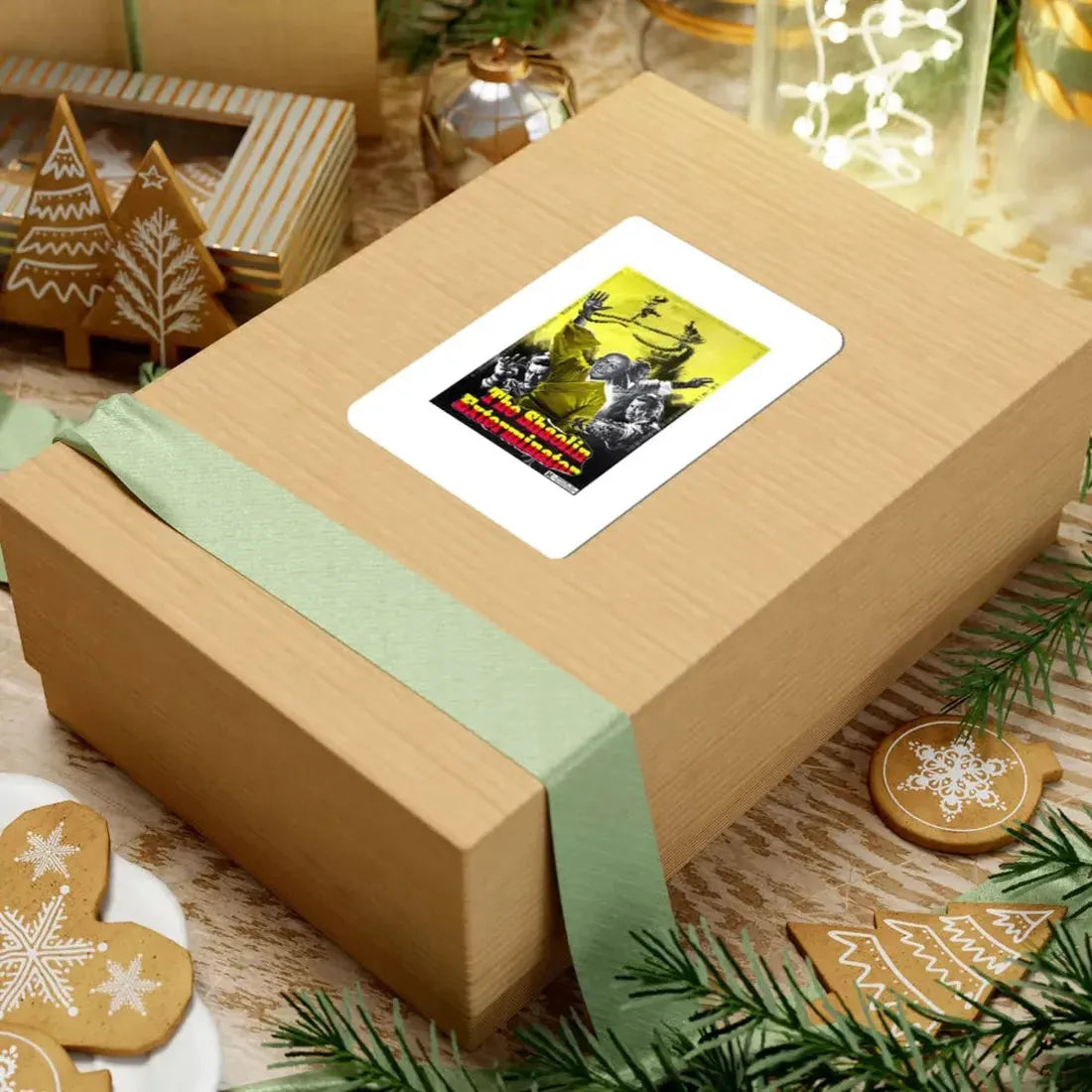 SHAOLIN EXTERMINATOR 1977 Movie Poster - STICKER Vinyl Kiss-Cut Decal - The Sticker Space