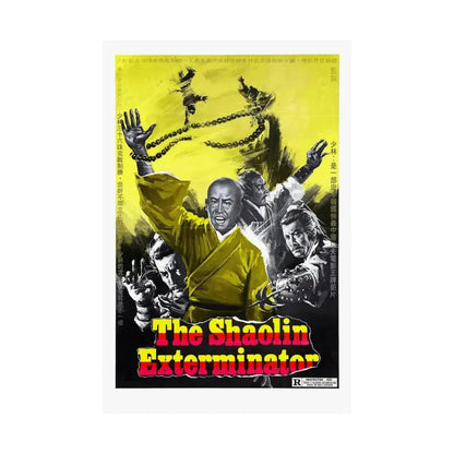 SHAOLIN EXTERMINATOR 1977 - Paper Movie Poster - The Sticker Space