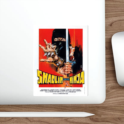 SHAOLIN VS NINJA 1983 Movie Poster STICKER Vinyl Die-Cut Decal-The Sticker Space