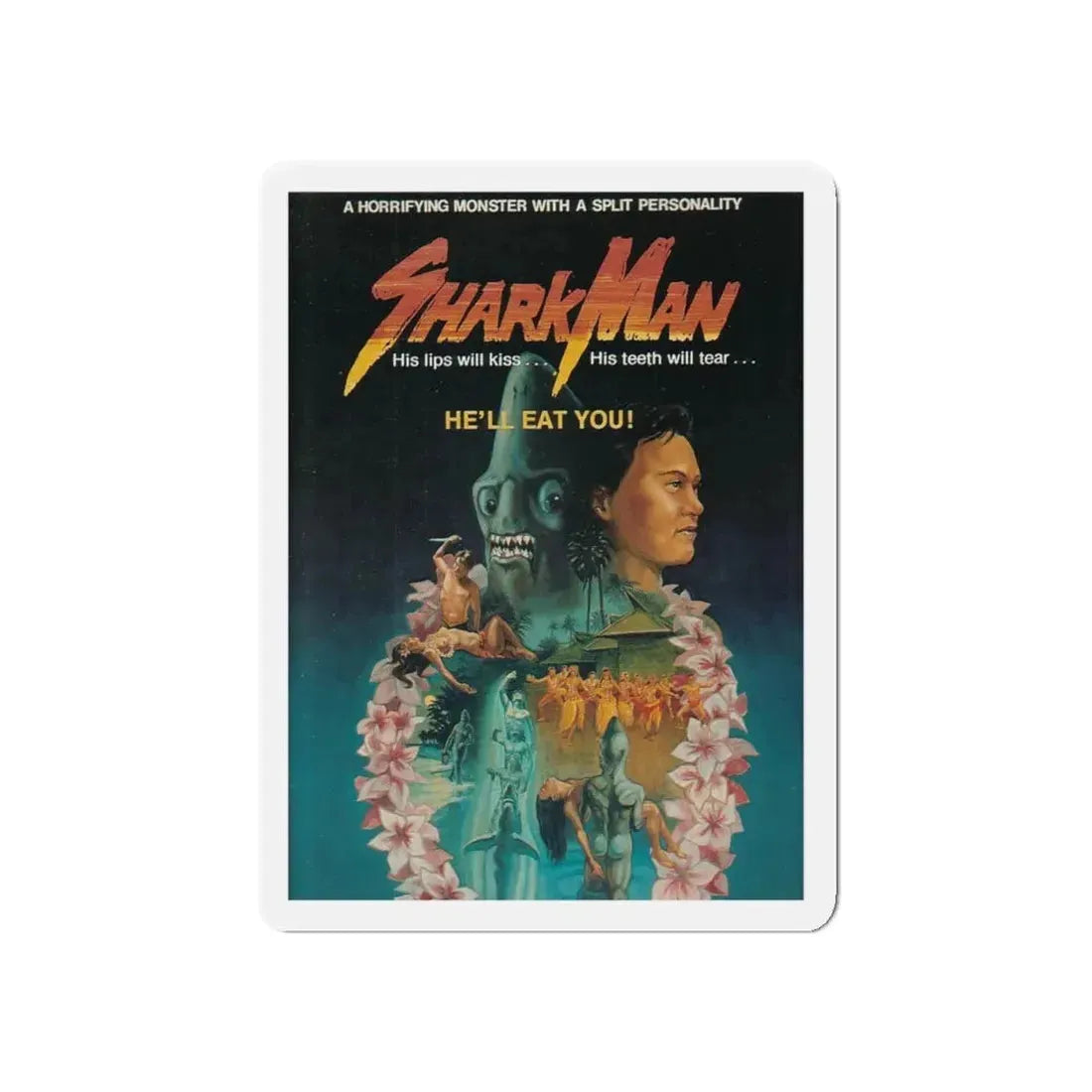 SHARKMAN (UNRELEASED) Movie Poster - Refrigerator Magnet 5 Inch - The Sticker Space