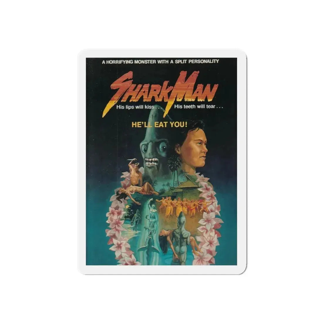 SHARKMAN (UNRELEASED) Movie Poster - Refrigerator Magnet 6 Inch - The Sticker Space