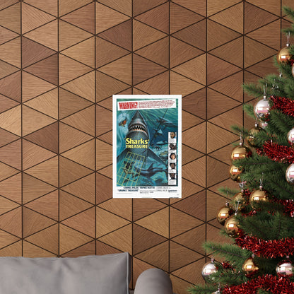 SHARKS TREASURE 1975 - Paper Movie Poster-The Sticker Space