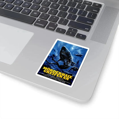 SHARKS TREASURE (GERMAN) 1975 Movie Poster - STICKER Vinyl Kiss-Cut Decal - The Sticker Space