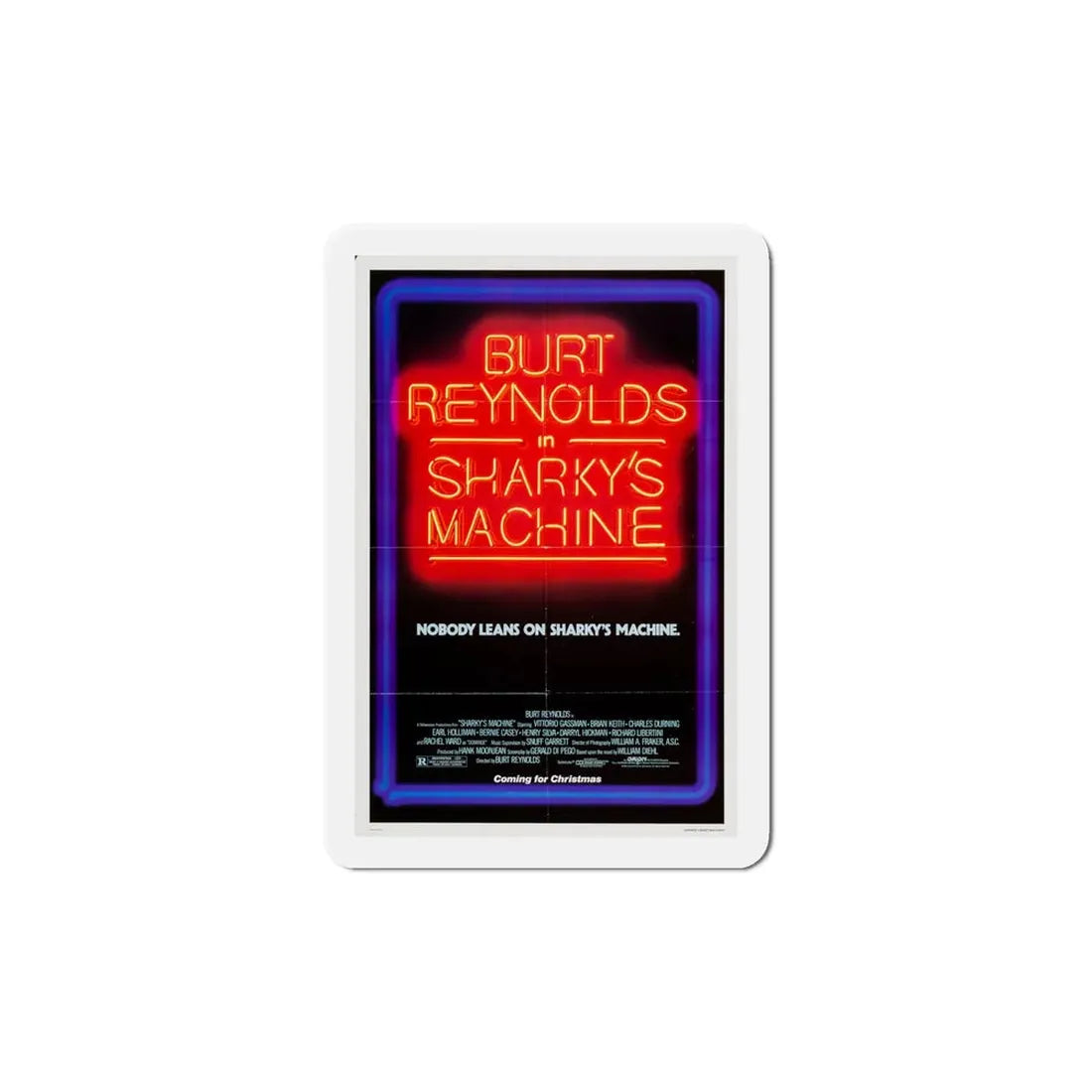 Sharky's Machine 1981 Movie Poster Refrigerator Magnet 6 Inch - The Sticker Space