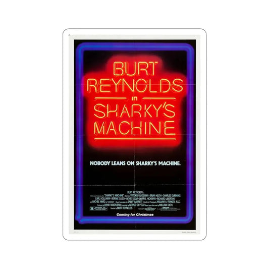 Sharky's Machine 1981 Movie Poster STICKER Vinyl Die-Cut Decal 6 Inch - The Sticker Space