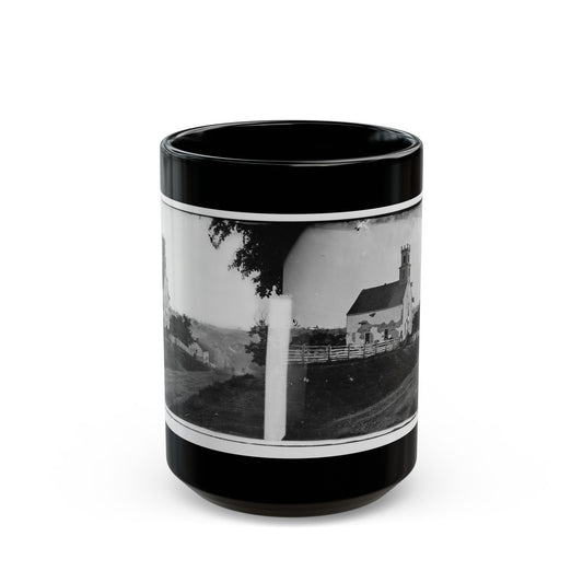 Sharpsburg, Md. Lutheran Church (U.S. Civil War) Black Coffee Mug-15oz-The Sticker Space