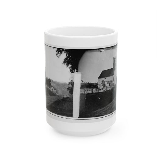 Sharpsburg, Md. Lutheran Church (U.S. Civil War) White Coffee Mug-15oz-The Sticker Space