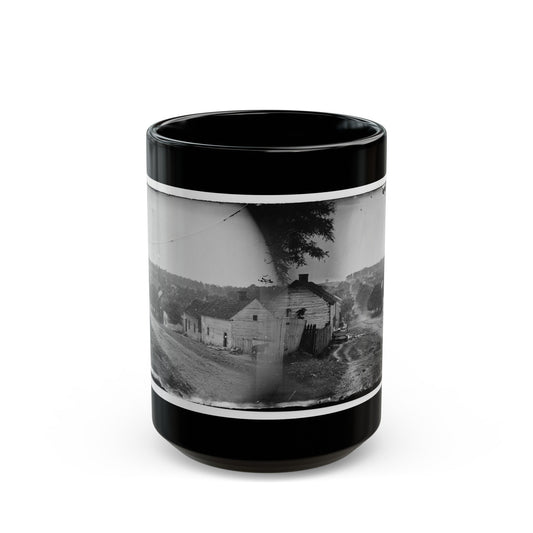 Sharpsburg, Md. Principal Street (U.S. Civil War) Black Coffee Mug-15oz-The Sticker Space