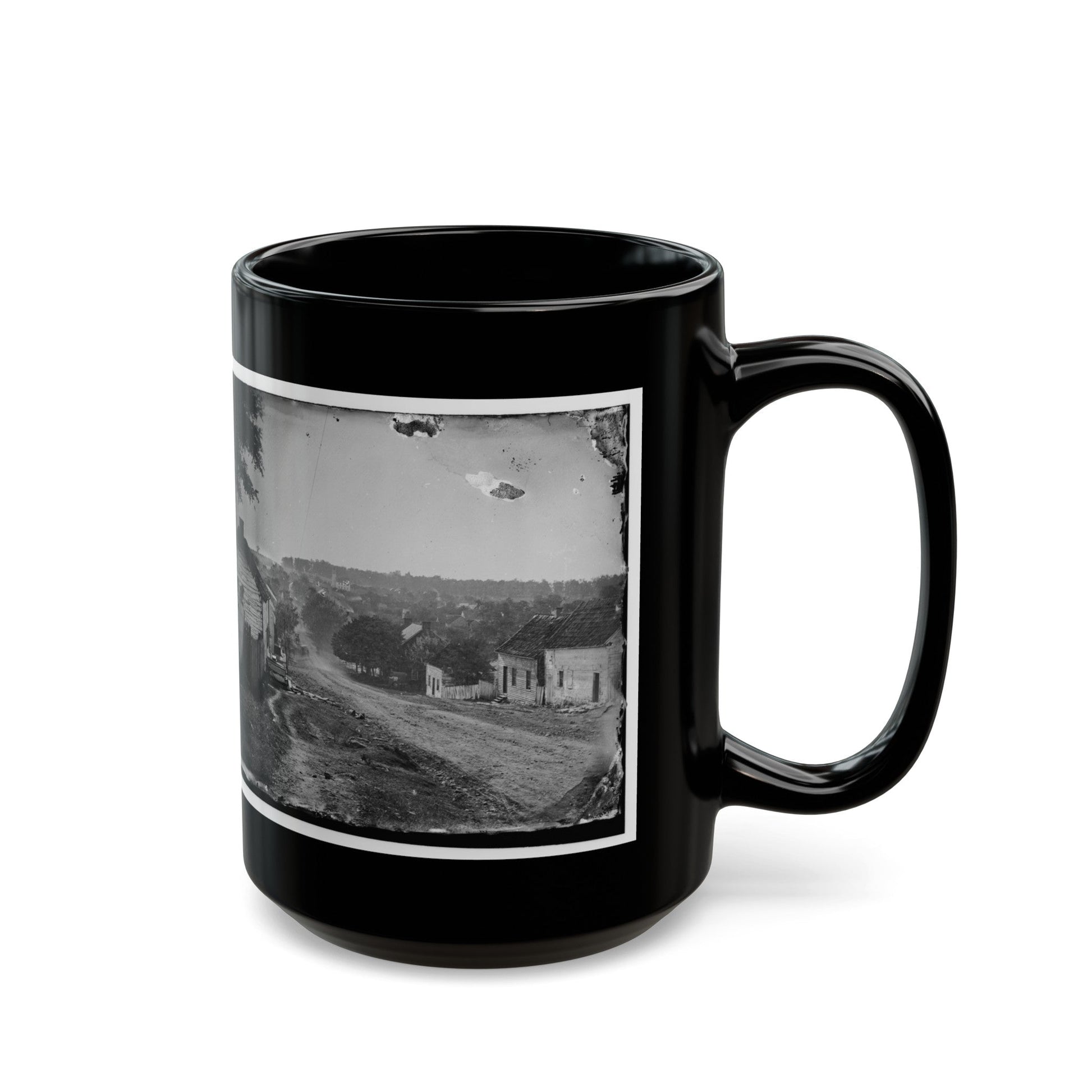 Sharpsburg, Md. Principal Street (U.S. Civil War) Black Coffee Mug-The Sticker Space