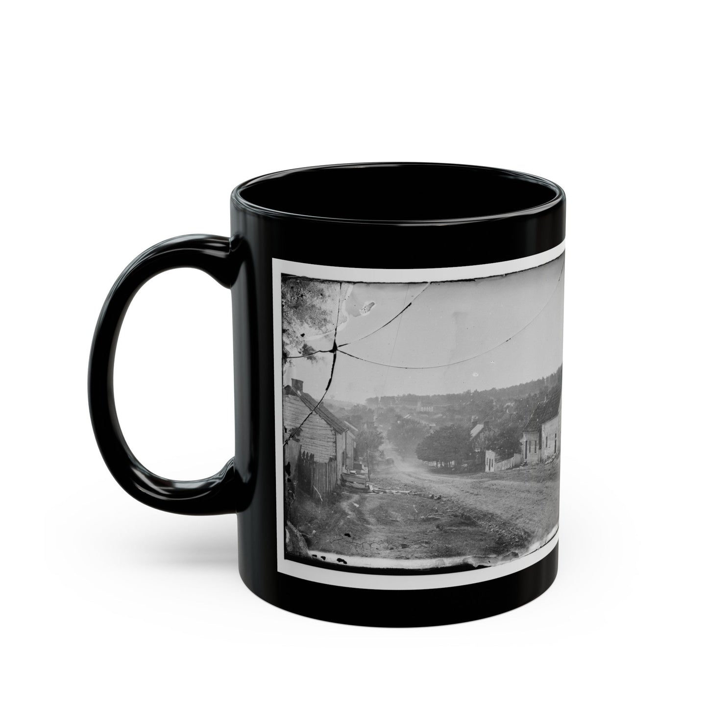 Sharpsburg, Md. Principal Street (U.S. Civil War) Black Coffee Mug-The Sticker Space