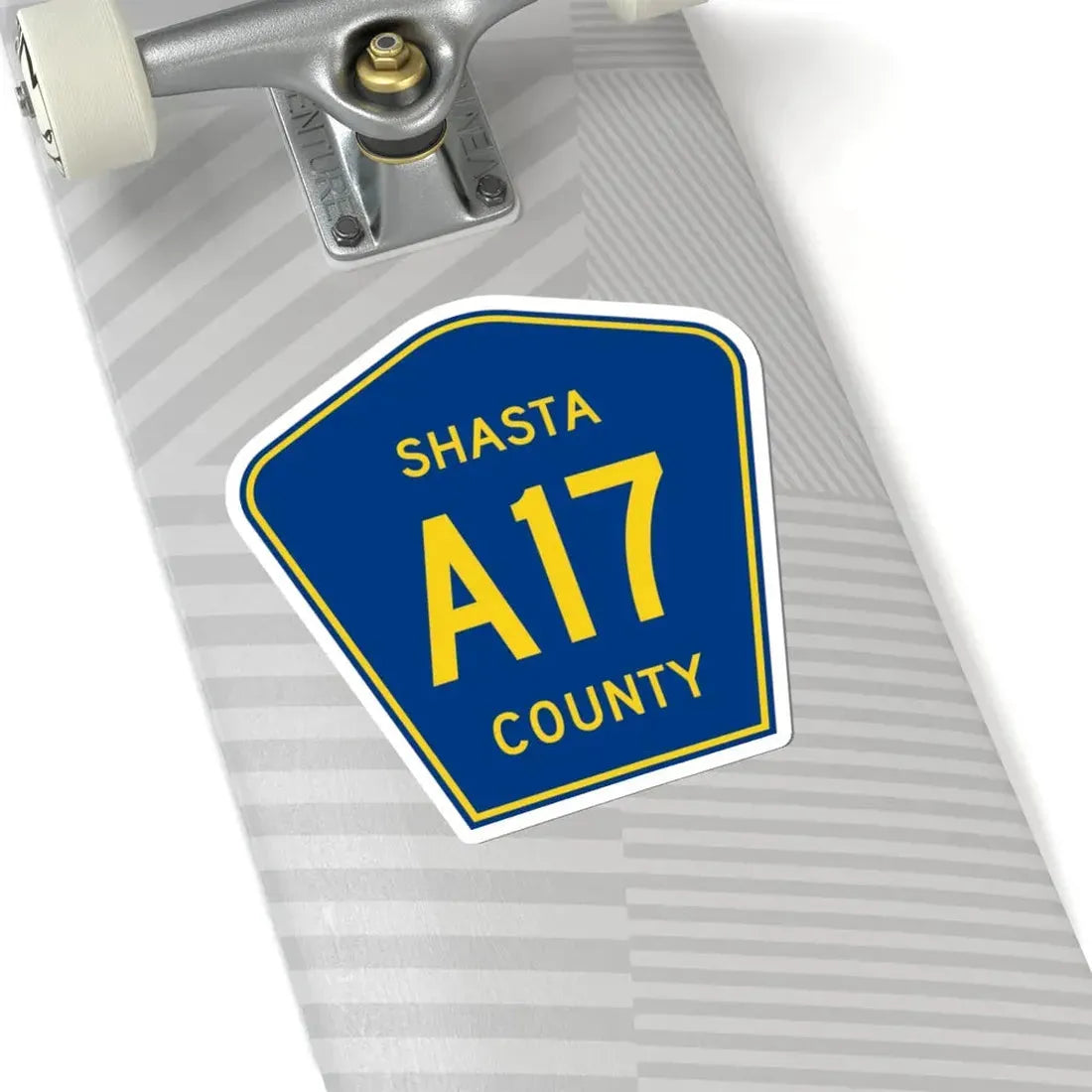 Shasta County A17 (California) (Road Sign) STICKER Vinyl Kiss-Cut Decal - The Sticker Space