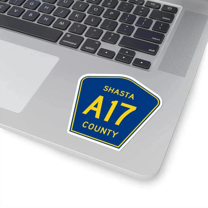 Shasta County A17 (California) (Road Sign) STICKER Vinyl Kiss-Cut Decal - The Sticker Space