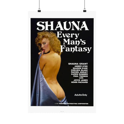 SHAUNA EVERY MAN'S FANTASY 1985 - Paper Movie Poster 16″ x 24″ Matte - The Sticker Space