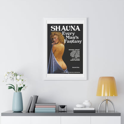 SHAUNA EVERY MAN'S FANTASY 1985 - Framed Movie Poster-The Sticker Space