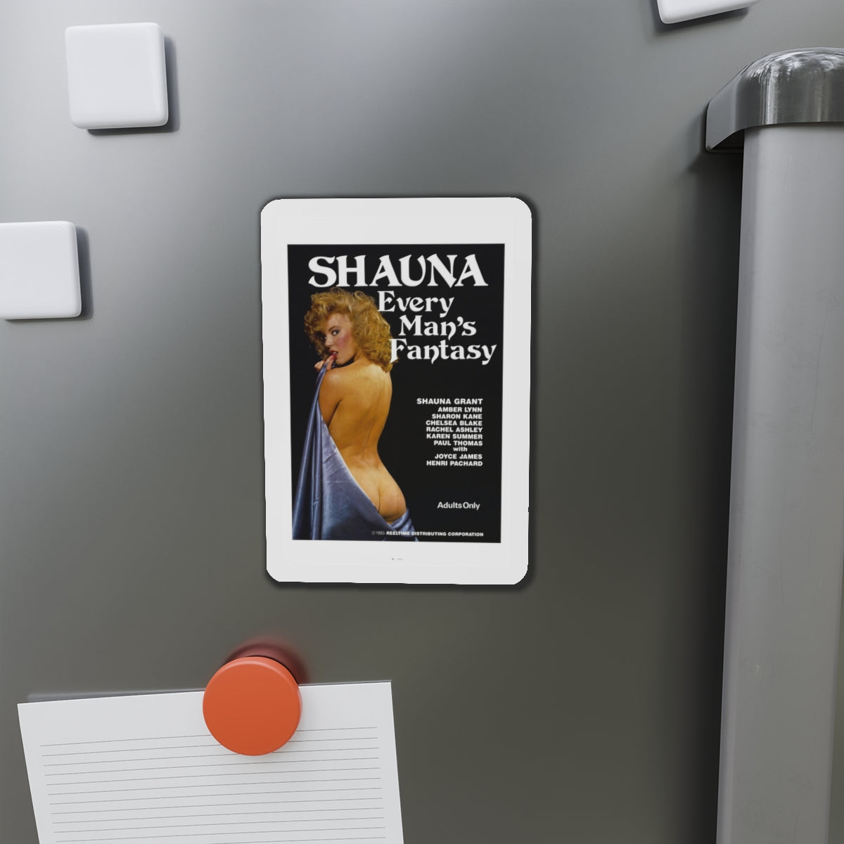 SHAUNA EVERY MAN'S FANTASY 1985 Movie Poster - Refrigerator Magnet-The Sticker Space