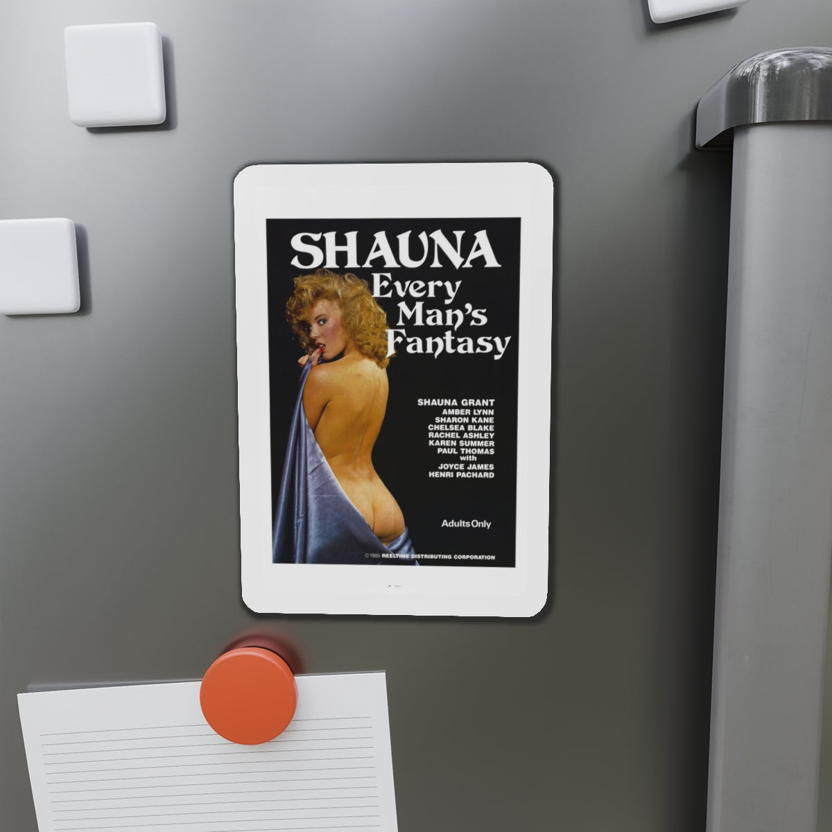 SHAUNA EVERY MAN'S FANTASY 1985 Movie Poster - Refrigerator Magnet-The Sticker Space