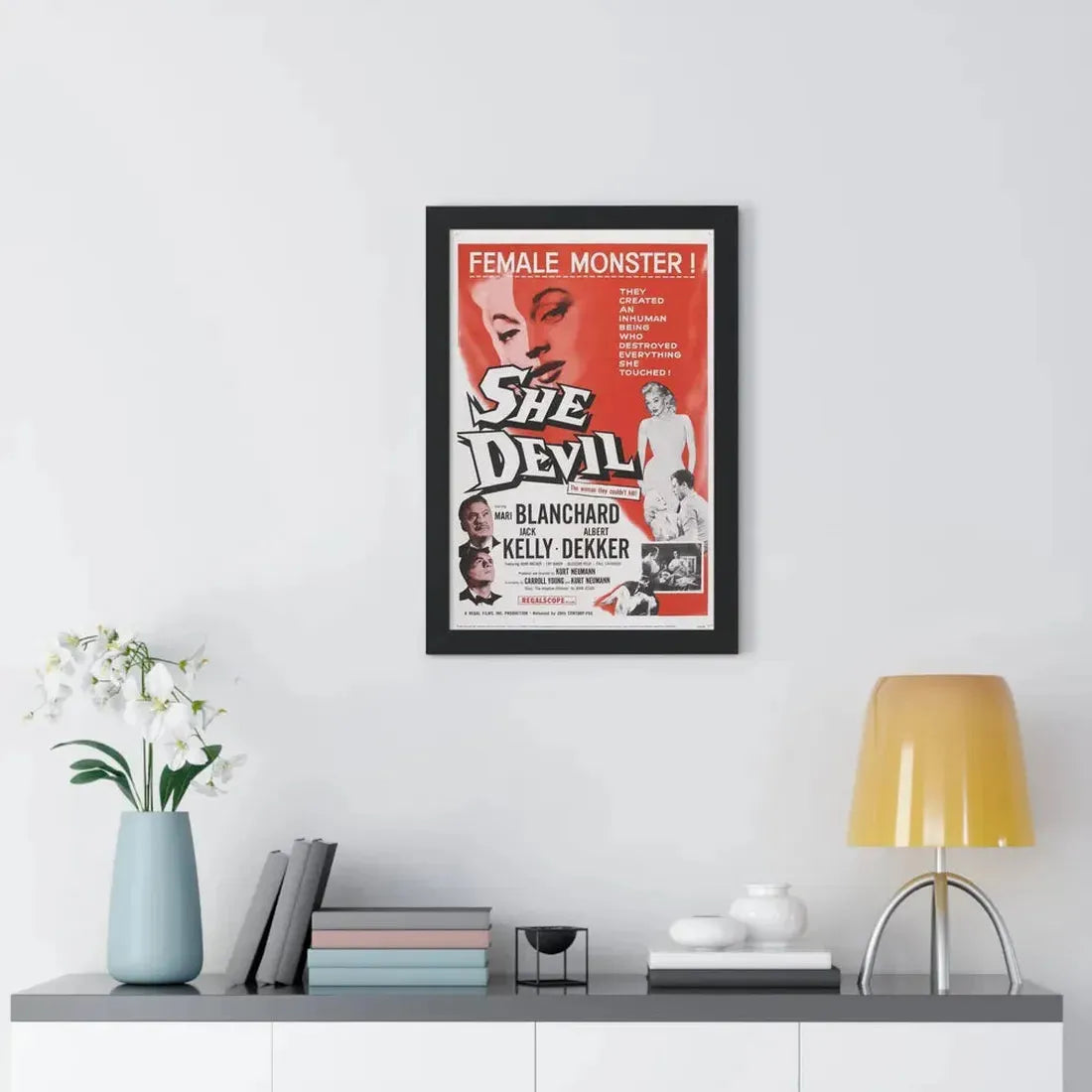 SHE DEVIL 1989 - Framed Movie Poster - The Sticker Space