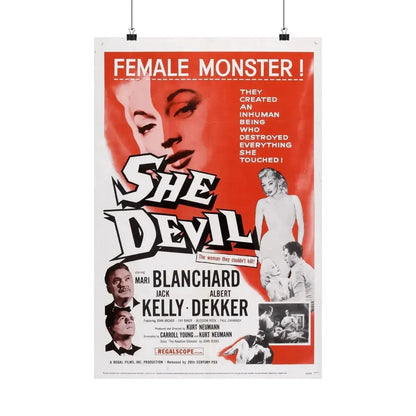 SHE DEVIL 1989 - Paper Movie Poster 16″ x 24″ Matte - The Sticker Space