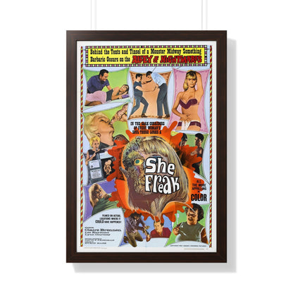 SHE-FREAK 1967 - Framed Movie Poster-20" x 30"-The Sticker Space