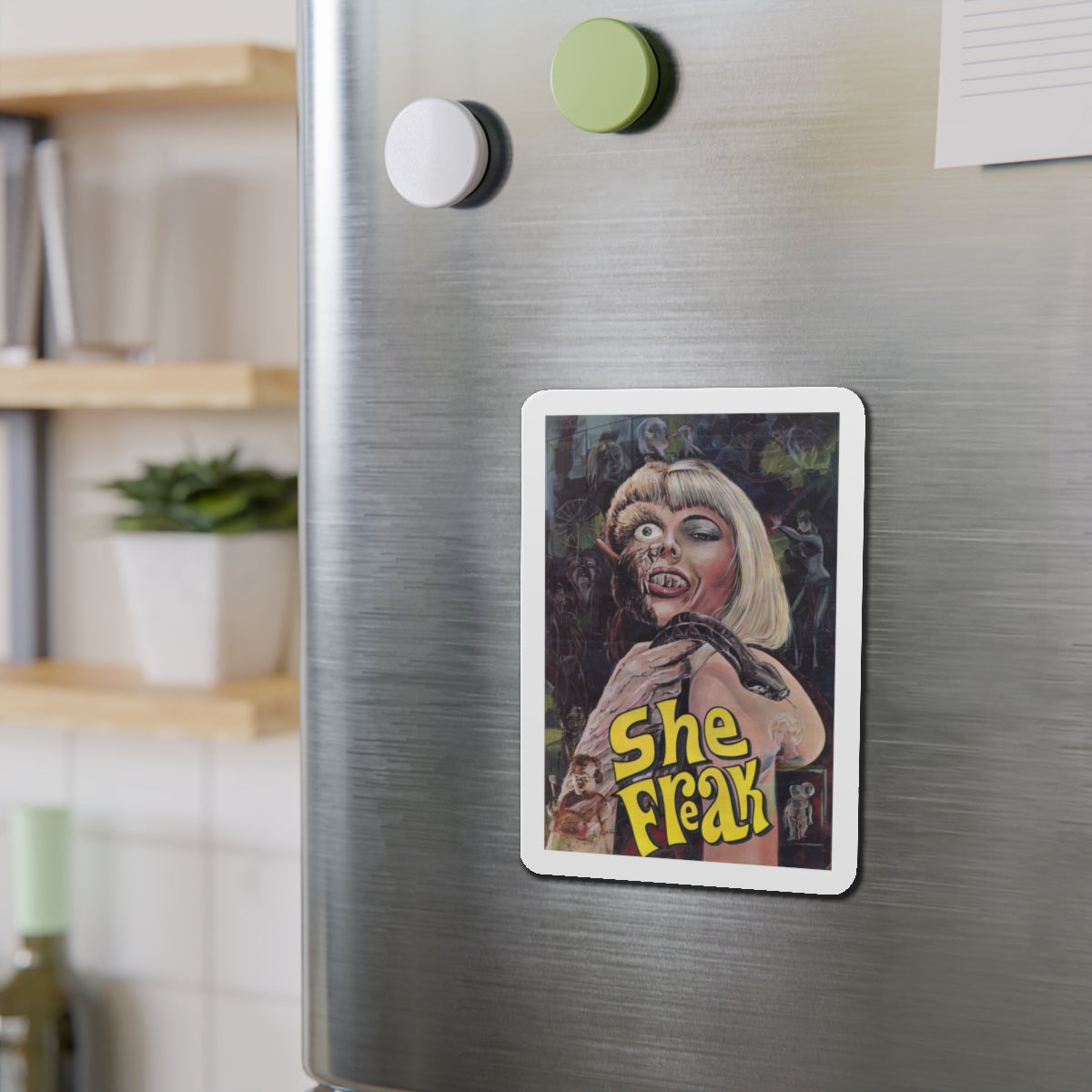 SHE FREAK 1967 Movie Poster - Refrigerator Magnet-The Sticker Space