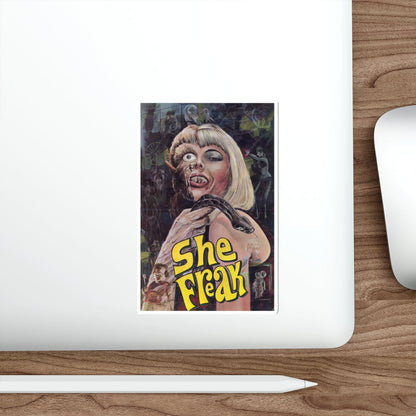 SHE FREAK 1967 Movie Poster STICKER Vinyl Die-Cut Decal-The Sticker Space