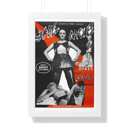 SHE MOB 1968 - Framed Movie Poster 16″ x 24″ White - The Sticker Space
