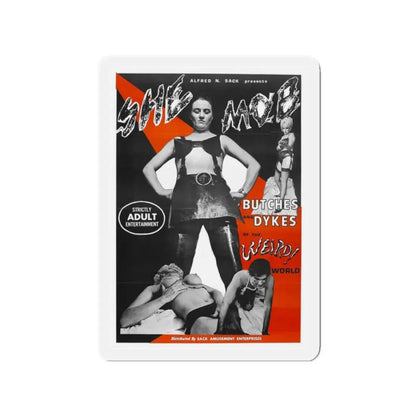 SHE MOB 1968 Movie Poster - Refrigerator Magnet 2 Inch - The Sticker Space