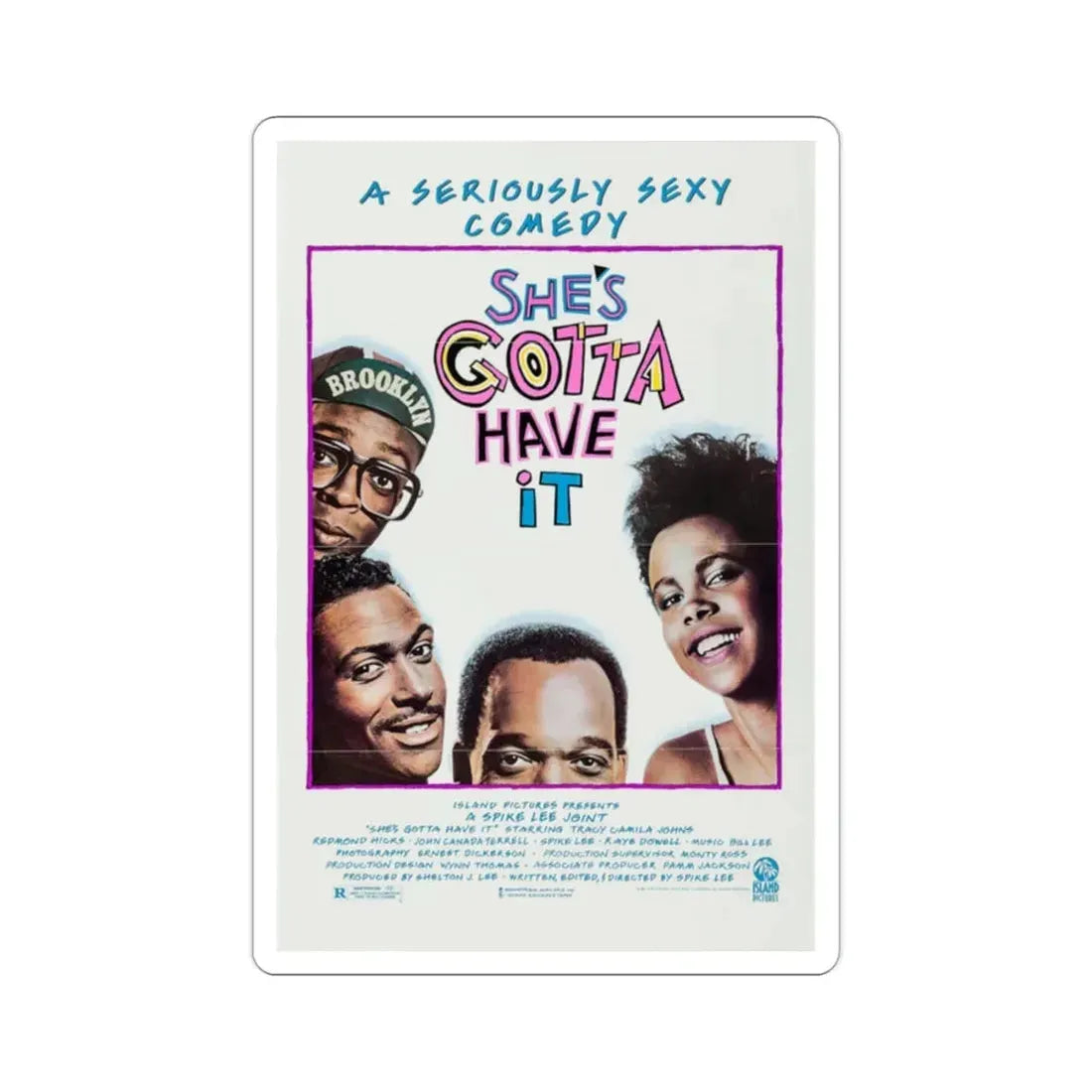 She's Gotta Have It 1986 Movie Poster STICKER Vinyl Die-Cut Decal 2 Inch - The Sticker Space