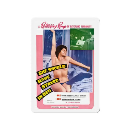 SHE SHOULD HAVE STAYED IN BED 1963 Movie Poster - Refrigerator Magnet 2 Inch - The Sticker Space