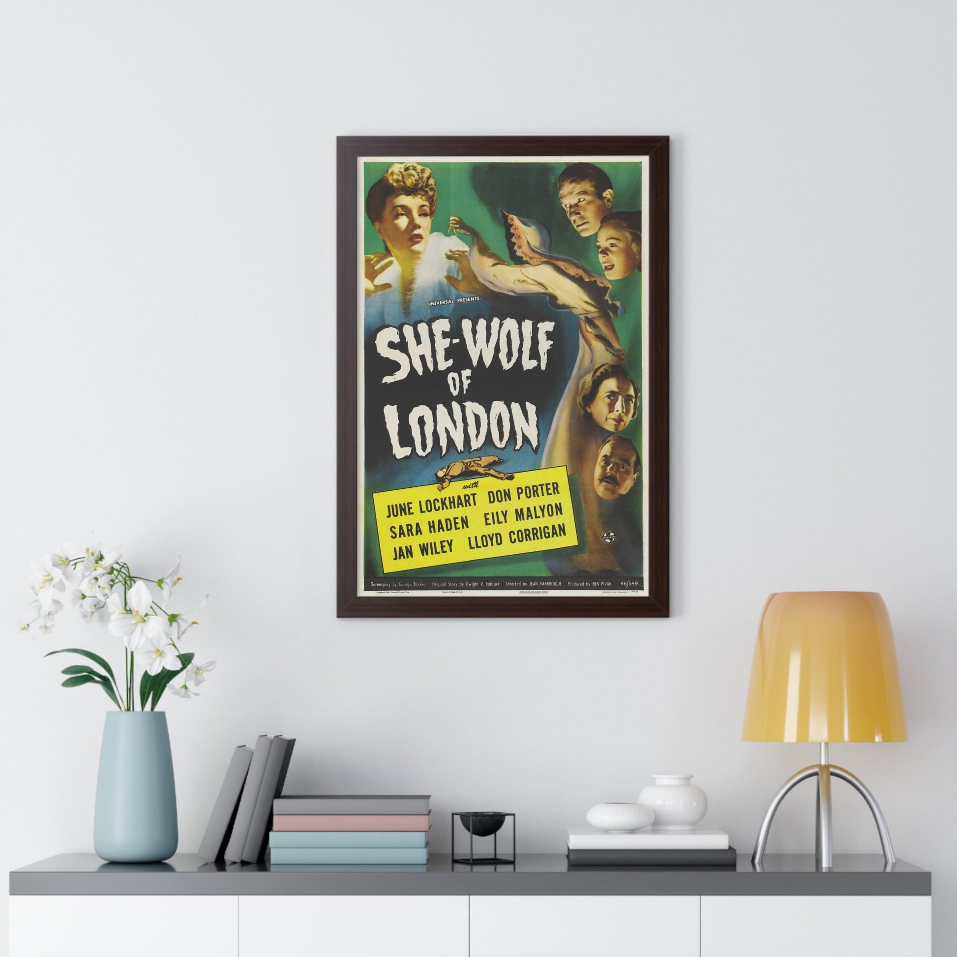 SHE-WOLF OF LONDON 1946 - Framed Movie Poster-The Sticker Space