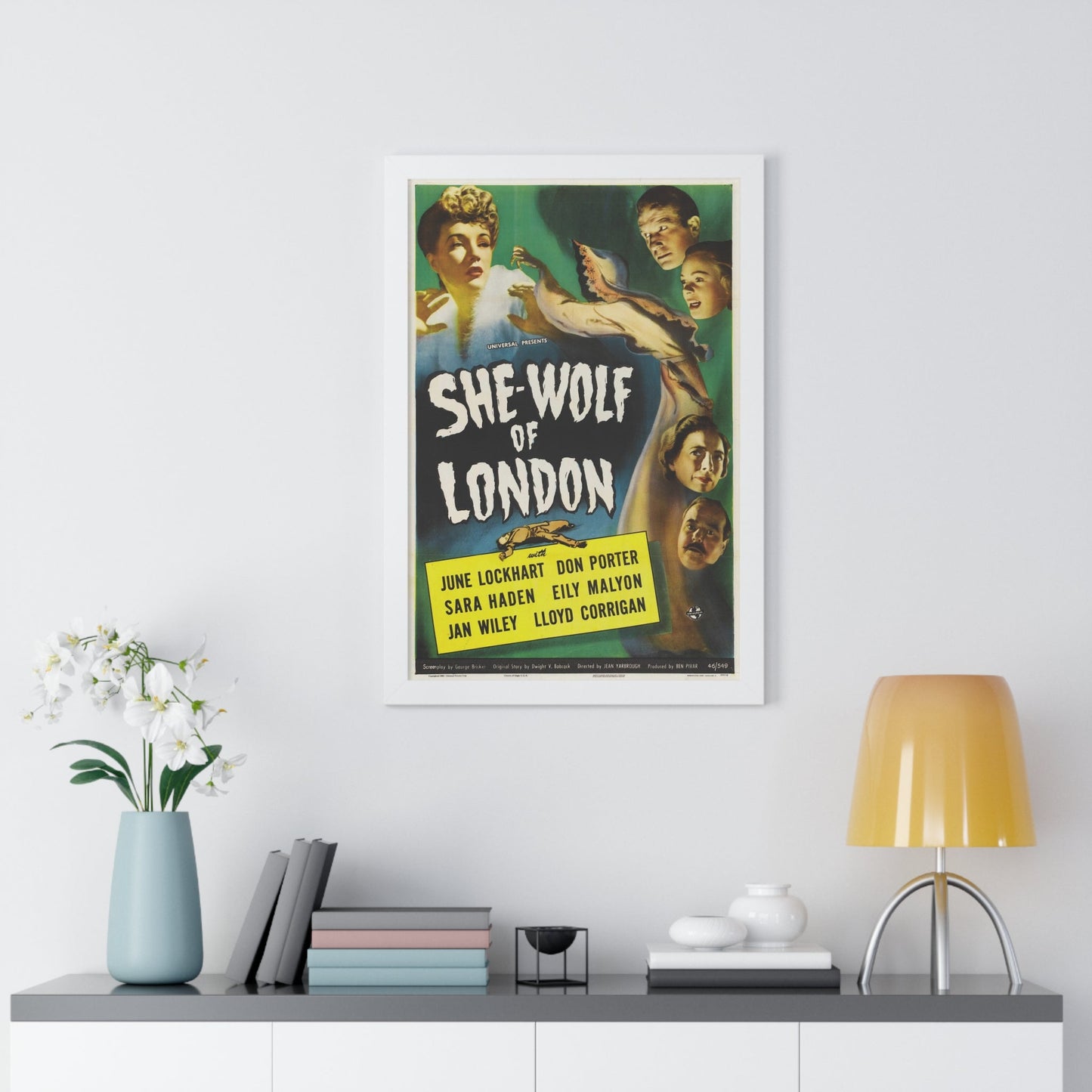 SHE-WOLF OF LONDON 1946 - Framed Movie Poster-The Sticker Space