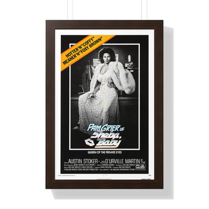 SHEBA BABY 1975 - Framed Movie Poster-16″ x 24″-The Sticker Space