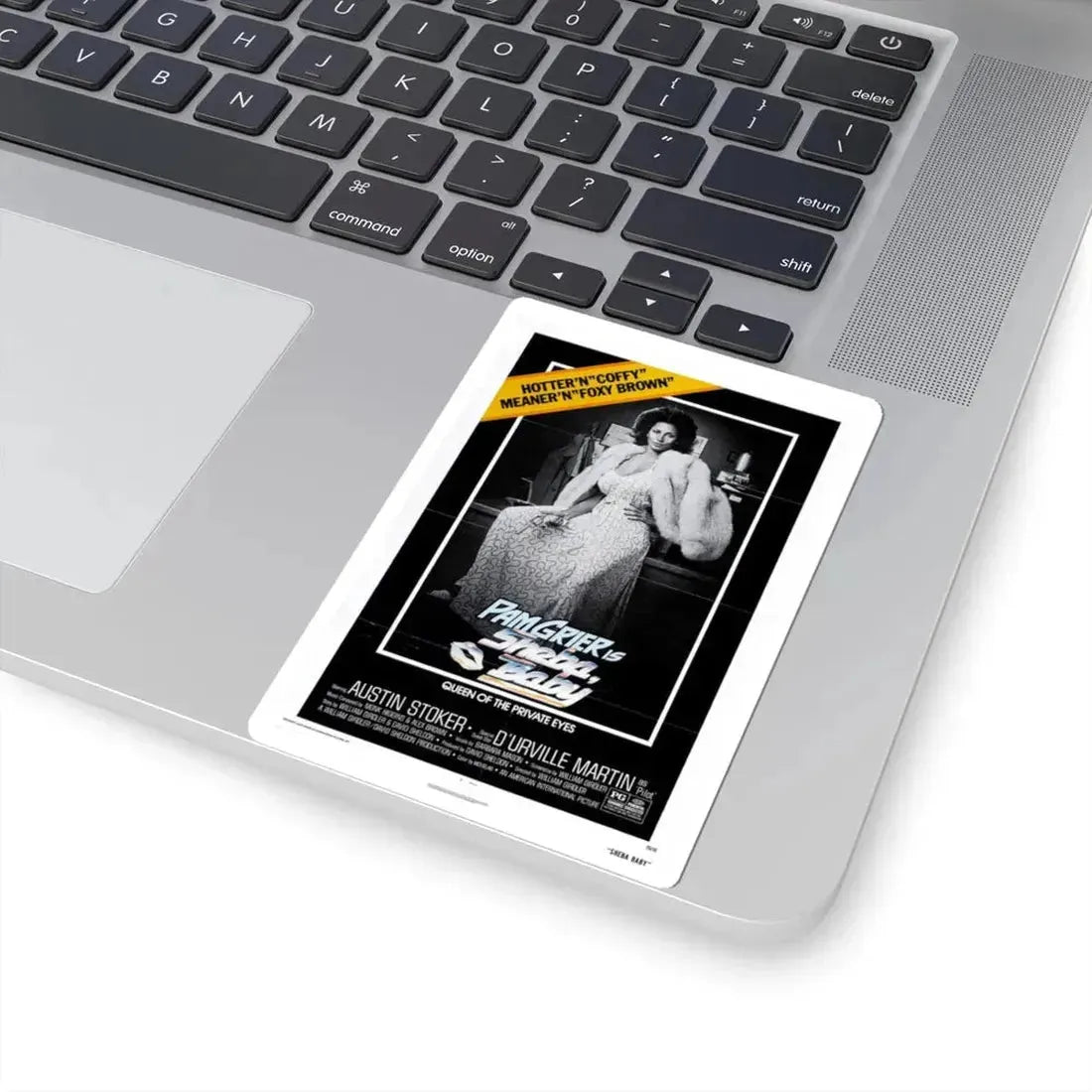 Sheba Baby 1975 Movie Poster - STICKER Vinyl Kiss-Cut Decal - The Sticker Space