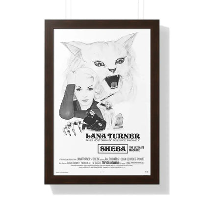 SHEBA (PERSECUTION) 1974 - Framed Movie Poster 16″ x 24″ Walnut - The Sticker Space