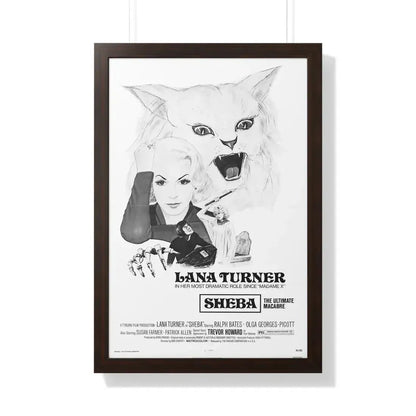 SHEBA (PERSECUTION) 1974 - Framed Movie Poster 20" x 30" Walnut - The Sticker Space