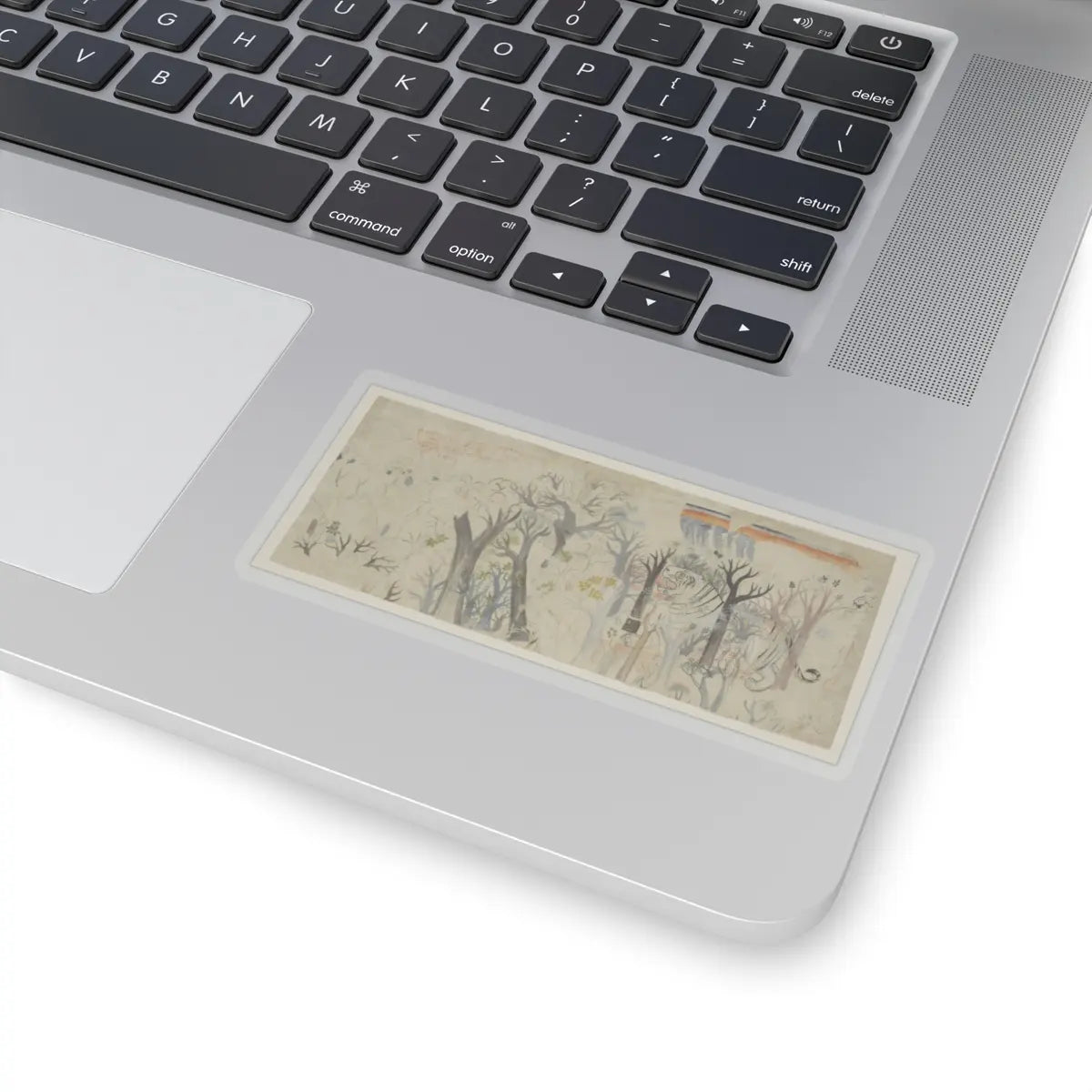 Sheikh Taju - Study for a Tiger Hunt - 1780 - STICKER Vinyl Kiss-Cut Decal