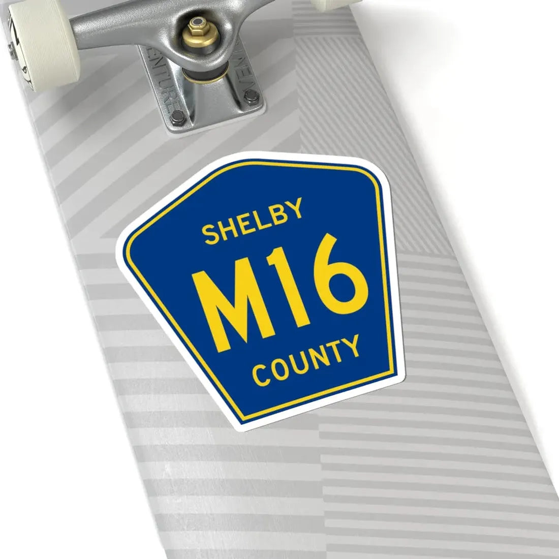 Shelby County Route M16 IA (Iowa) (Road Sign) STICKER Vinyl Kiss-Cut Decal - The Sticker Space