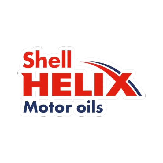 Shell Helix Motor oils (Logo) STICKER Vinyl Kiss-Cut Decal 2 Inch White - The Sticker Space