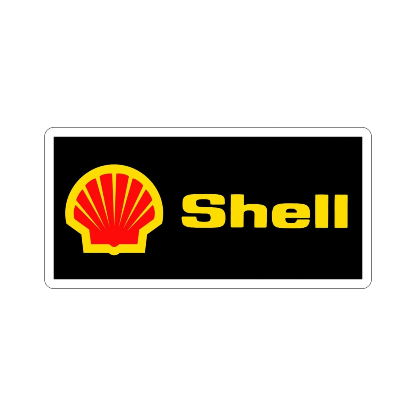 Shell Oil Company Logo v2 STICKER Vinyl Die-Cut Decal-3 Inch-The Sticker Space