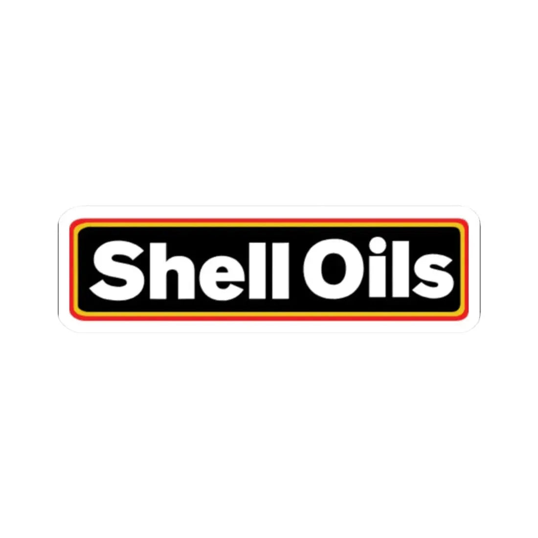 Shell Oils (sticker) (Logo) STICKER Vinyl Kiss-Cut Decal 2 Inch White - The Sticker Space