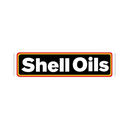 Shell Oils (sticker) (Logo) STICKER Vinyl Kiss-Cut Decal 2 Inch White - The Sticker Space