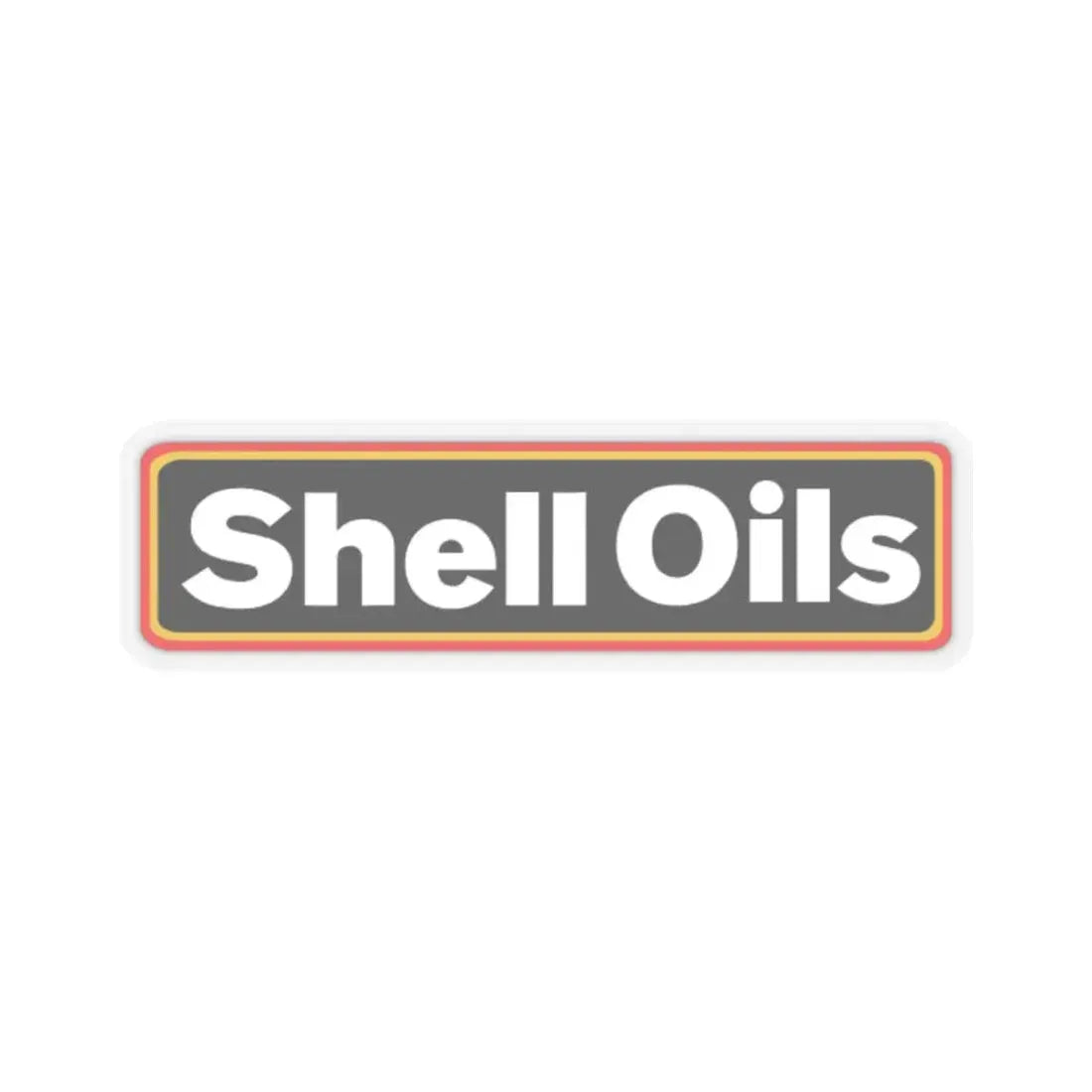Shell Oils (sticker) (Logo) STICKER Vinyl Kiss-Cut Decal 3 Inch Transparent - The Sticker Space