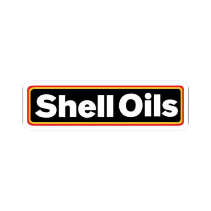 Shell Oils (sticker) (Logo) STICKER Vinyl Kiss-Cut Decal 3 Inch White - The Sticker Space