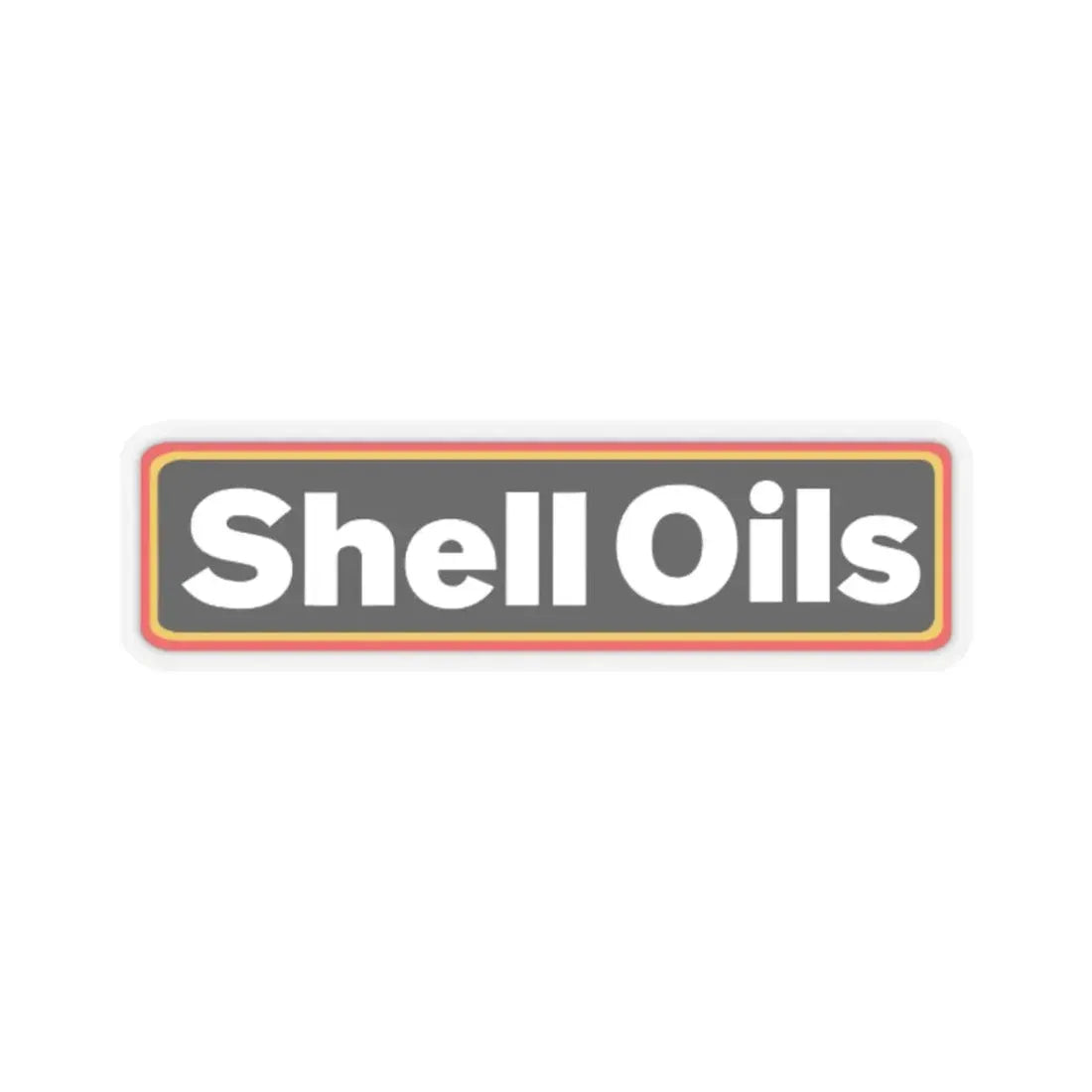 Shell Oils (sticker) (Logo) STICKER Vinyl Kiss-Cut Decal 4 Inch Transparent - The Sticker Space