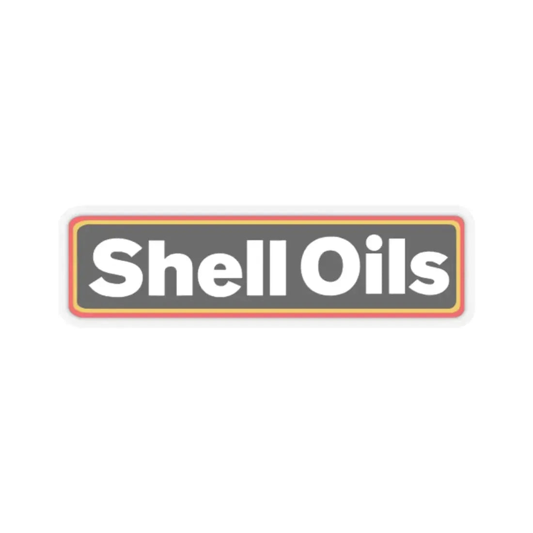 Shell Oils (sticker) (Logo) STICKER Vinyl Kiss-Cut Decal 6 Inch Transparent - The Sticker Space