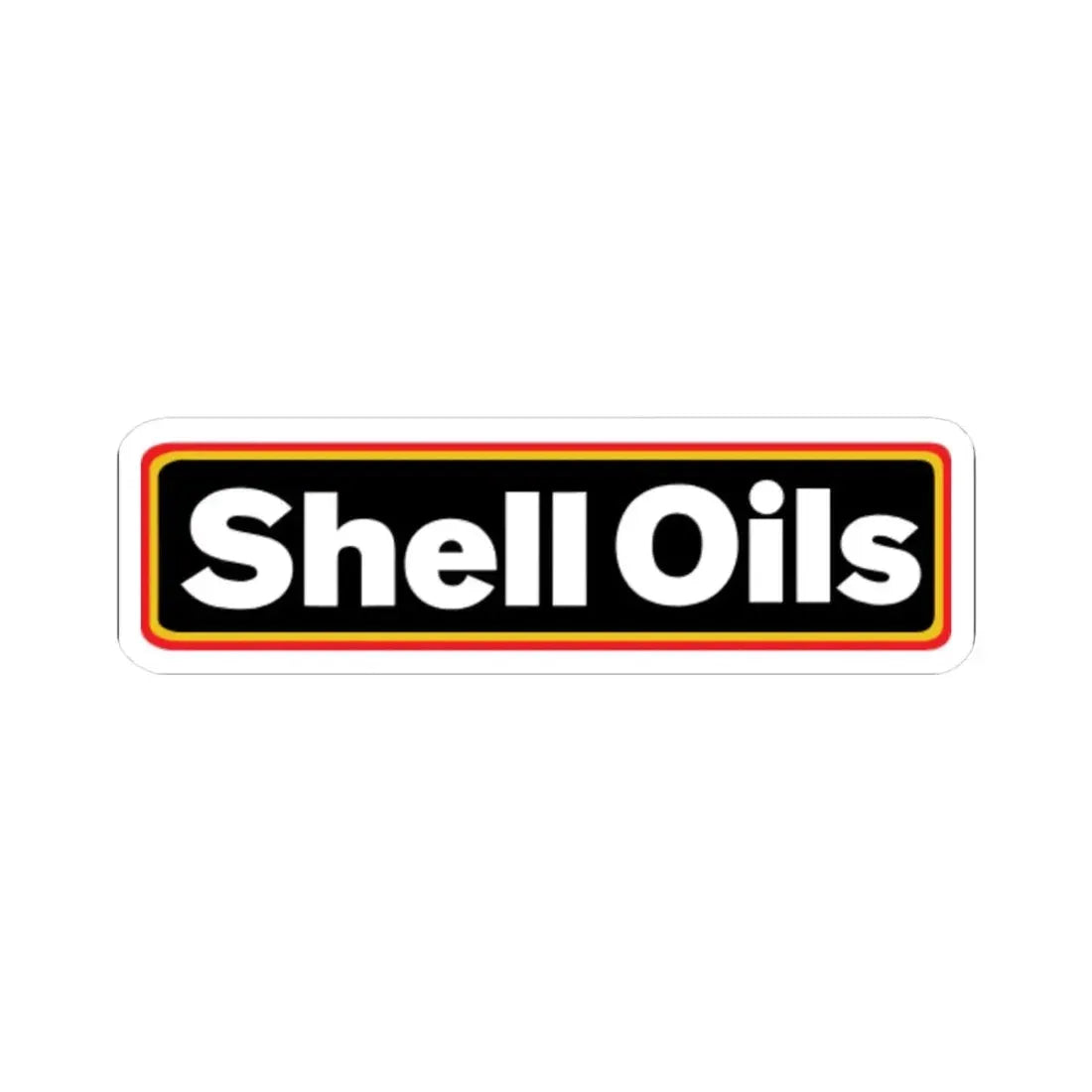 Shell Oils (sticker) (Logo) STICKER Vinyl Kiss-Cut Decal 6 Inch White - The Sticker Space