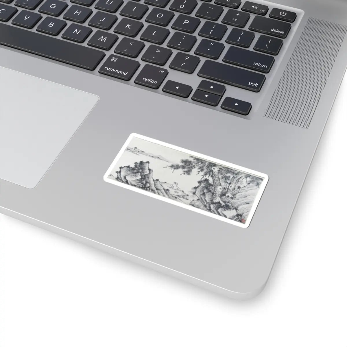 Shen Zhou - Enjoying the Pines - unknown v1 - STICKER Vinyl Kiss-Cut Decal