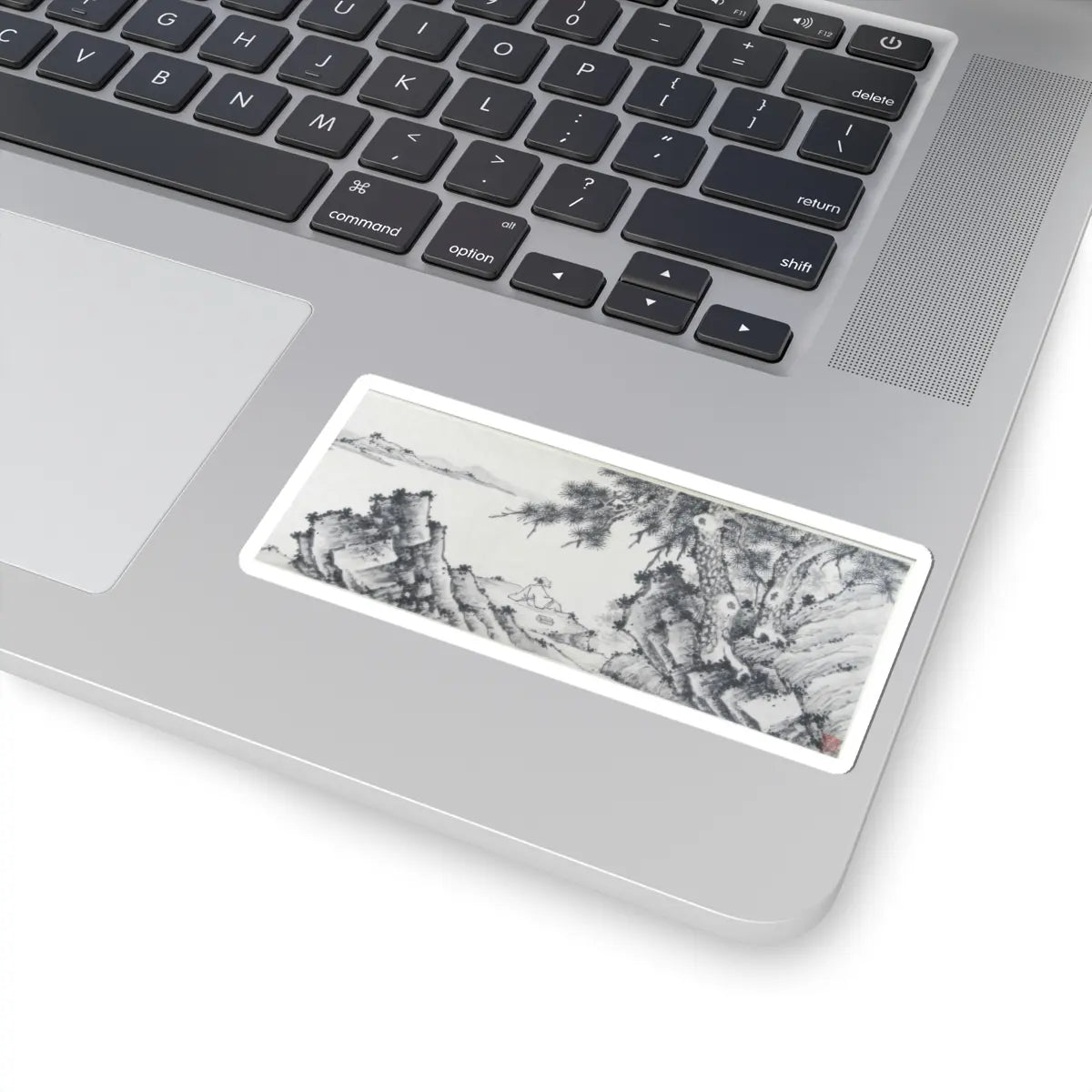 Shen Zhou - Enjoying the Pines - unknown v1 - STICKER Vinyl Kiss-Cut Decal