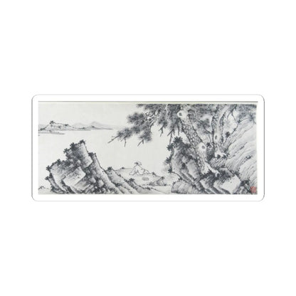 Shen Zhou - Enjoying the Pines - unknown v1 - STICKER Vinyl Kiss-Cut Decal