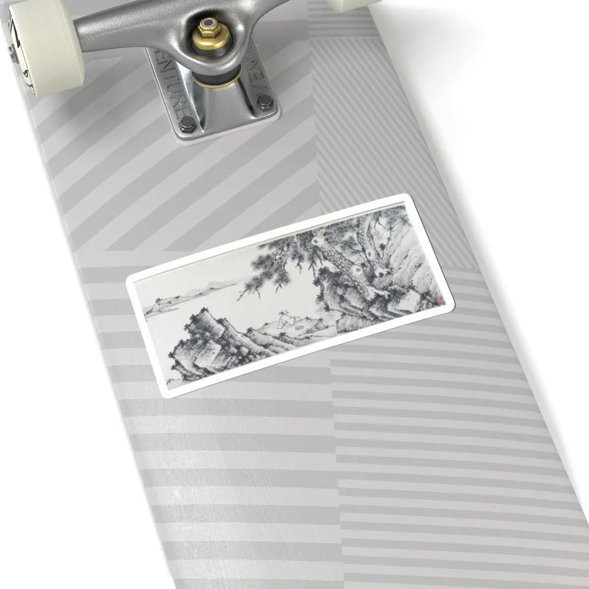 Shen Zhou - Enjoying the Pines - unknown v1 - STICKER Vinyl Kiss-Cut Decal